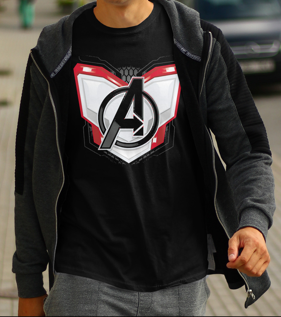 Avengers Logo Quantum Suit T-Shirt