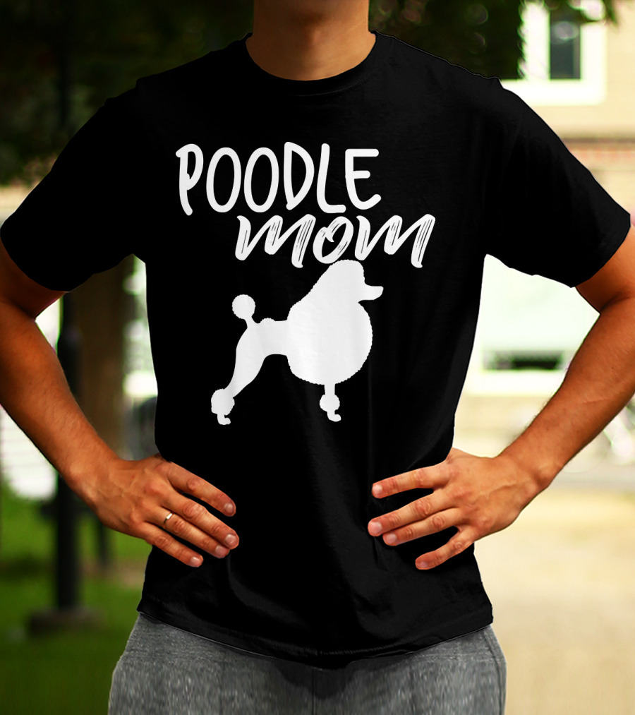 Poodle Mom Silhouette 197 T-Shirt