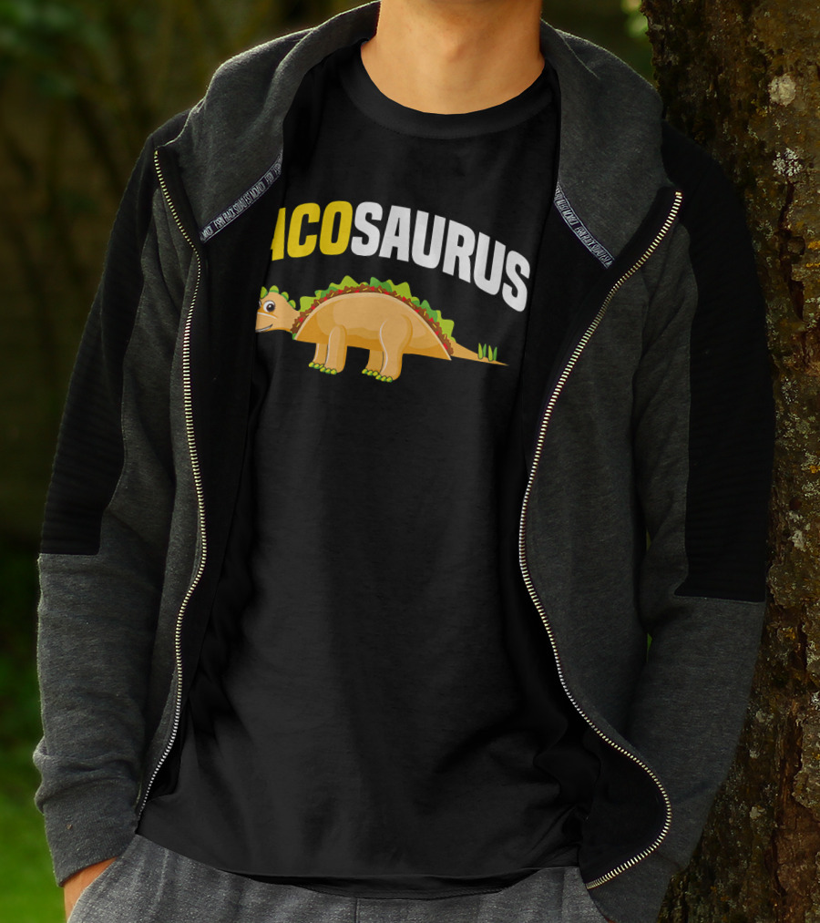 Tacosaurus Funny Dino Taco Lovers Cinco De Mayo T-Shirt
