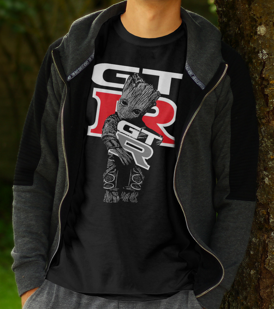 Baby Groot GT-R Hug Iconic T-Shirt