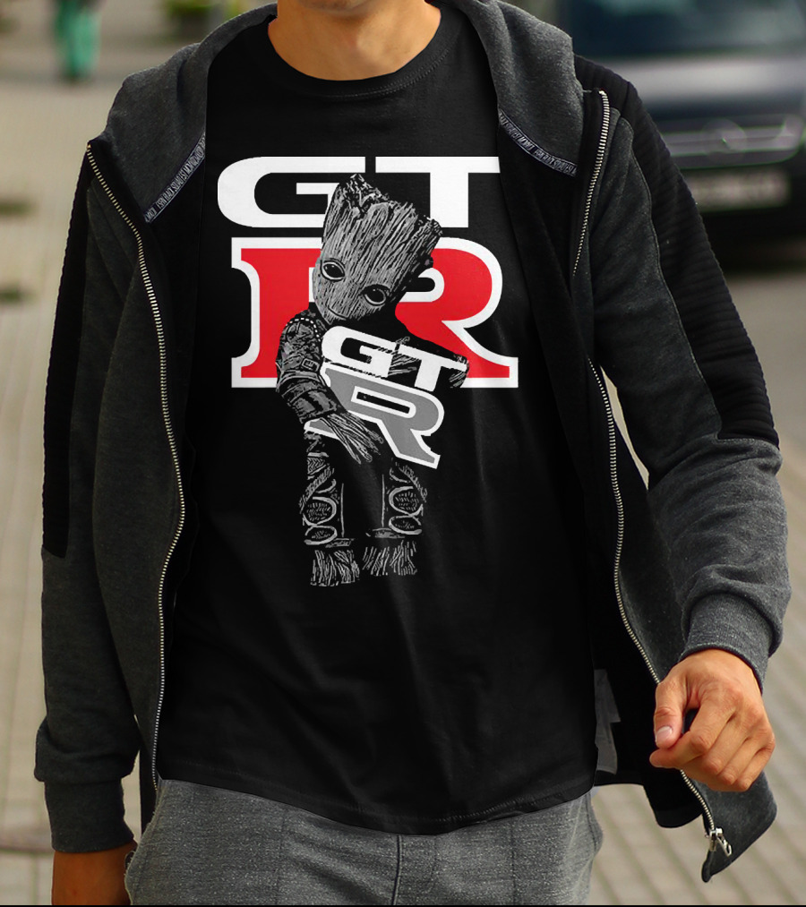 Baby Groot GT-R Hug Iconic T-Shirt