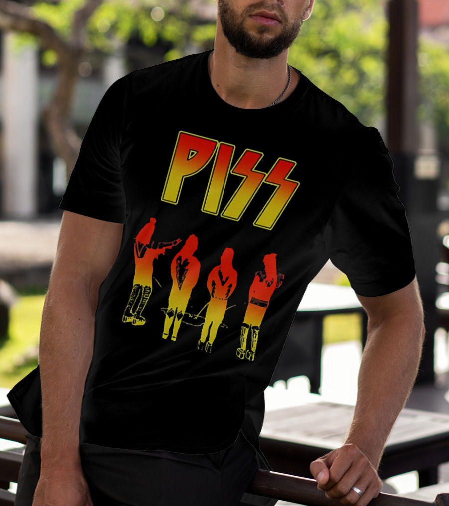 Piss Band Parody Silhouette Boys T-Shirt