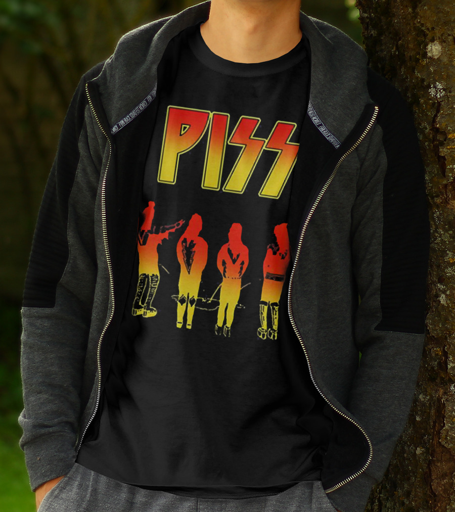 Piss Band Parody Silhouette Boys T-Shirt