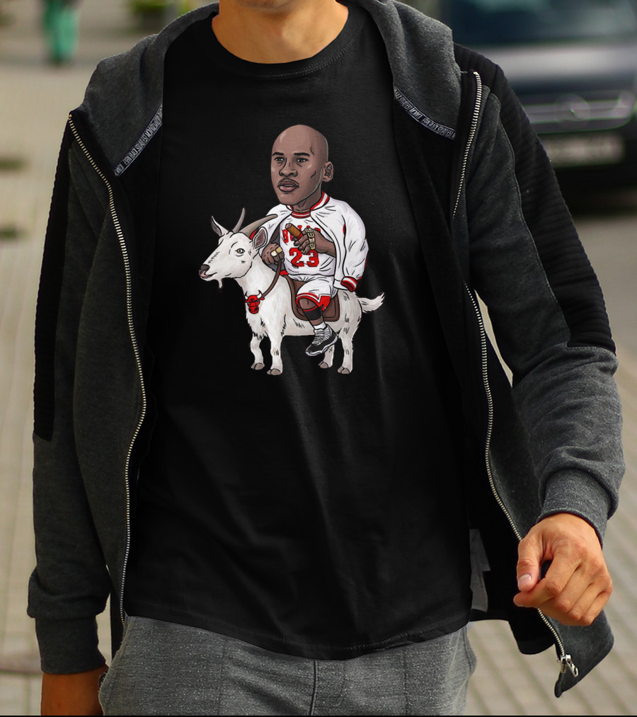 GOAT Jordan Riding 23 Iconic Basketball Legend T-Shirt