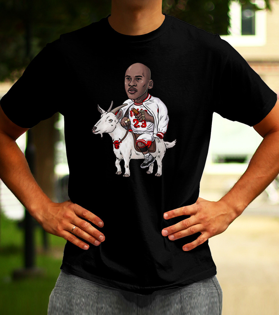 GOAT Jordan Riding 23 Iconic Basketball Legend T-Shirt