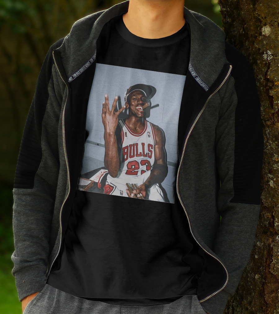 Vintage Michael Jordan Bulls 23 Three Peat T-Shirt