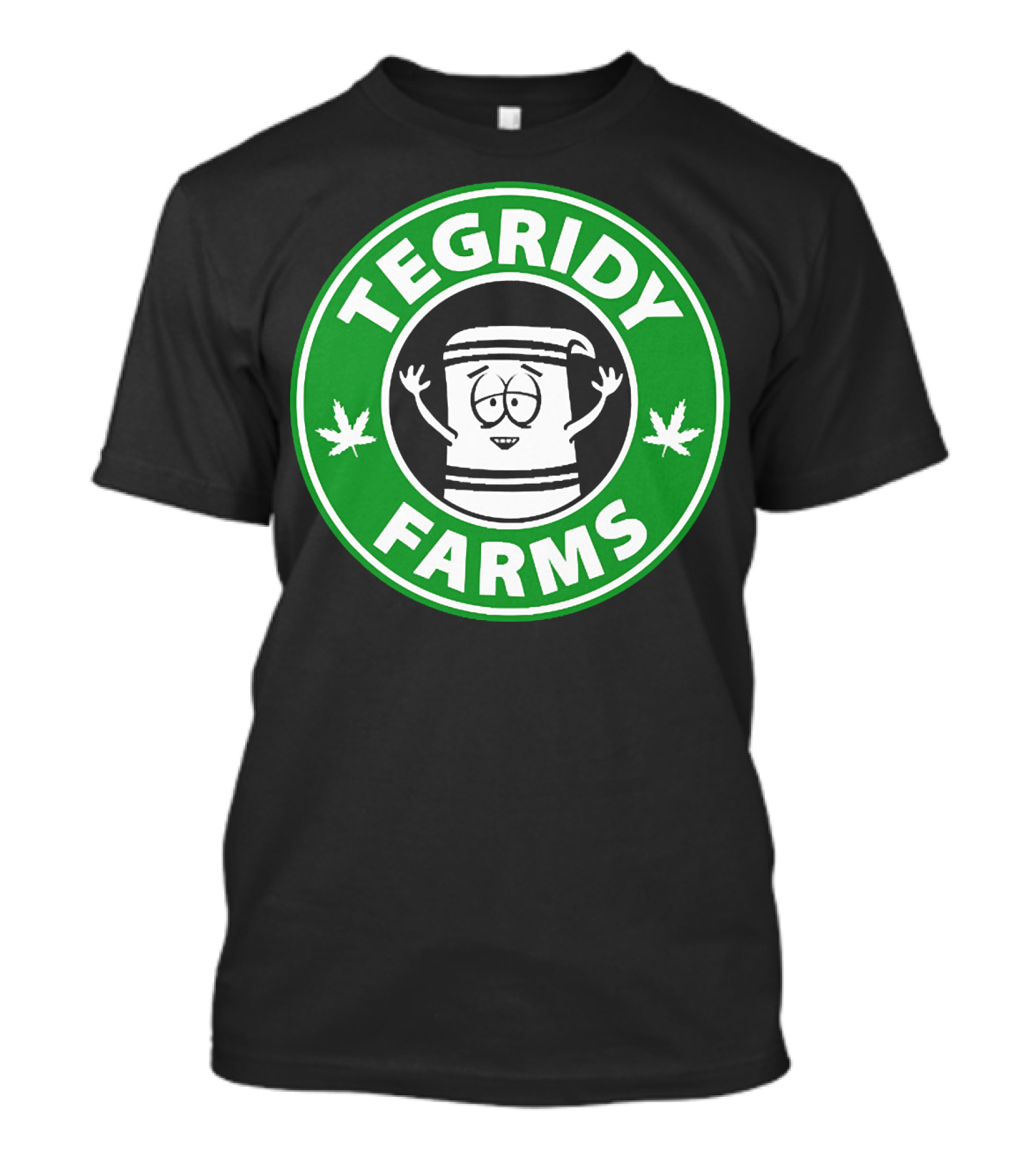 Tegridy Farms South Park Towelie Logo Cannabis Comedy T-Shirt