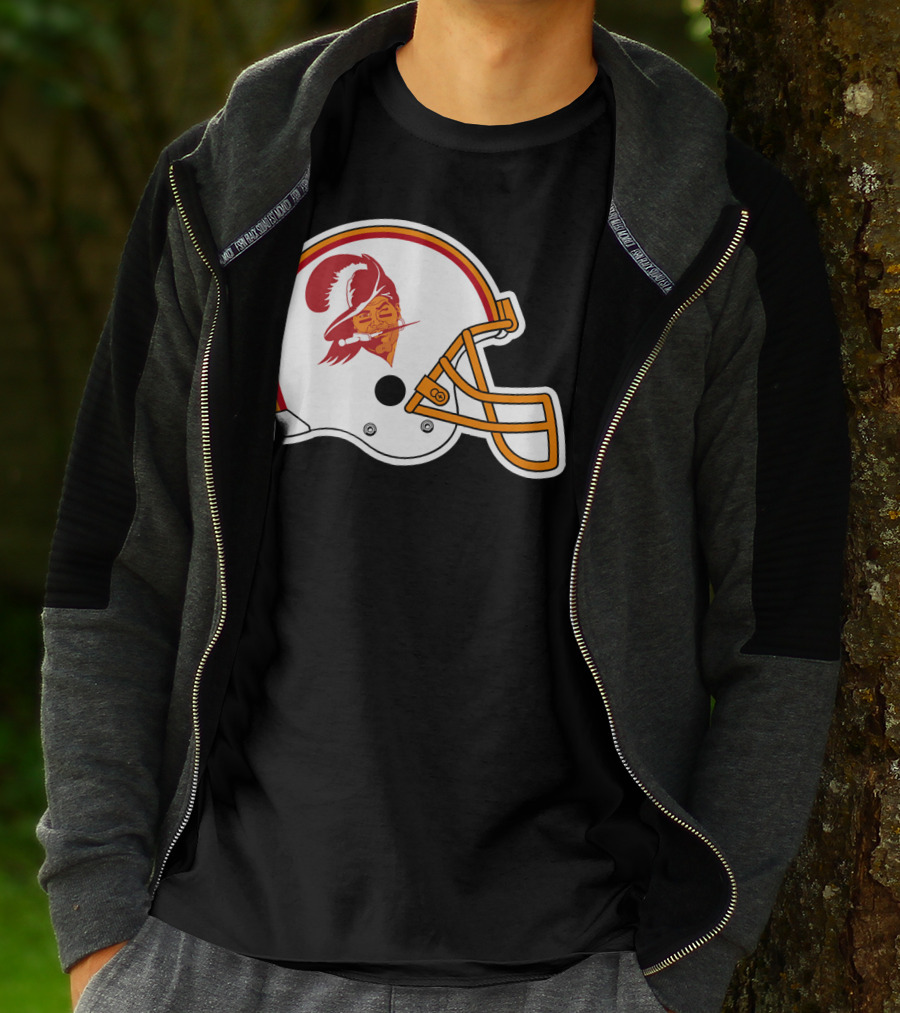 Brady Tompa Bay Buccaneers NFL Retro Helmet T-Shirt