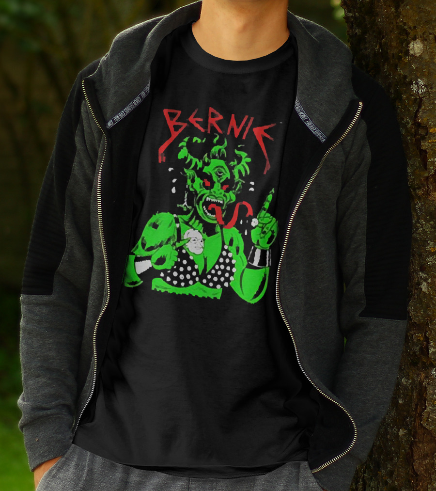 Bernie Sanders Metal Green Satan Symbolic T-Shirt