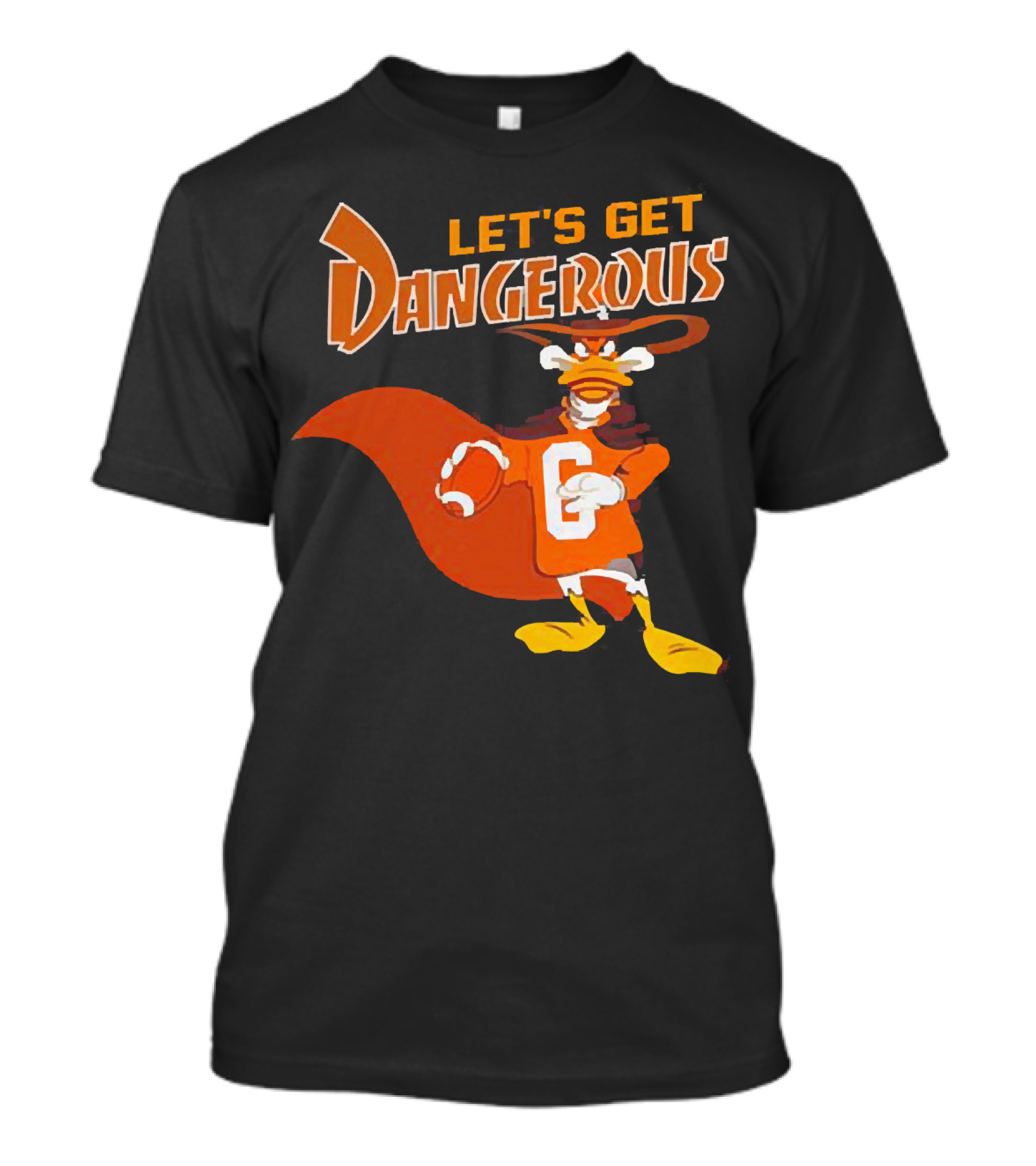 Darkwing Duck Let's Get Dangerous Football T-Shirt