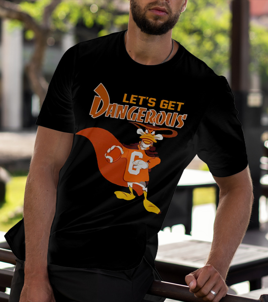 Darkwing Duck Let's Get Dangerous Football T-Shirt