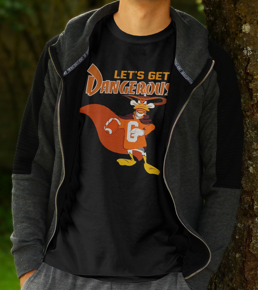 Darkwing Duck Let's Get Dangerous Football T-Shirt