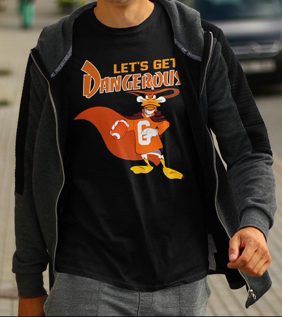Darkwing Duck Let's Get Dangerous Football T-Shirt