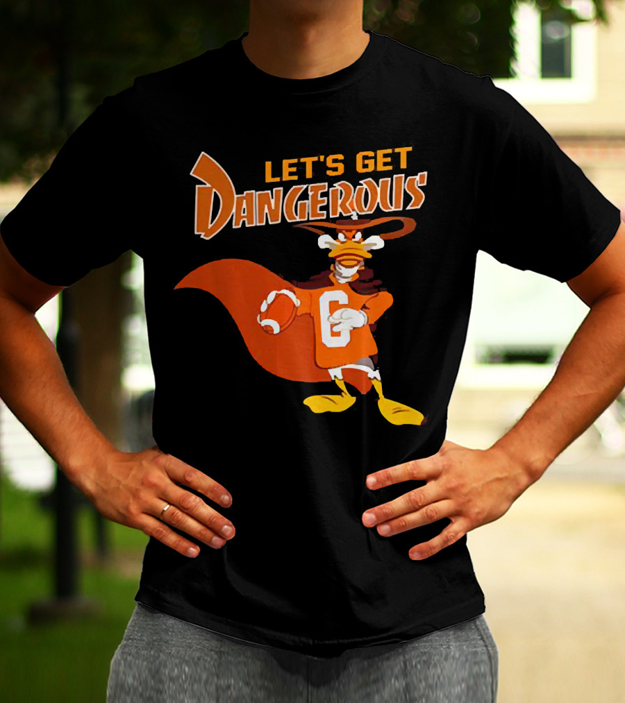 Darkwing Duck Let's Get Dangerous Football T-Shirt