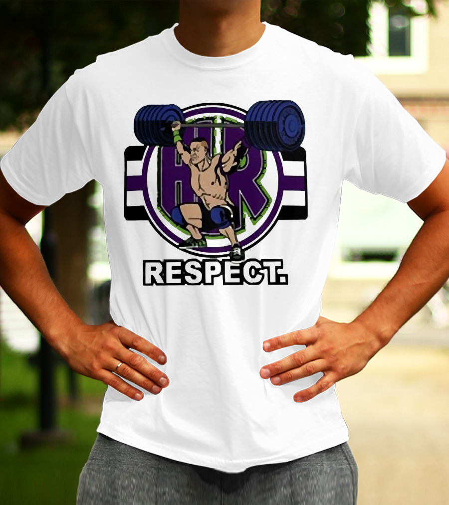 John Cena Cenation HR Respect Weightlifting Champion T-Shirt