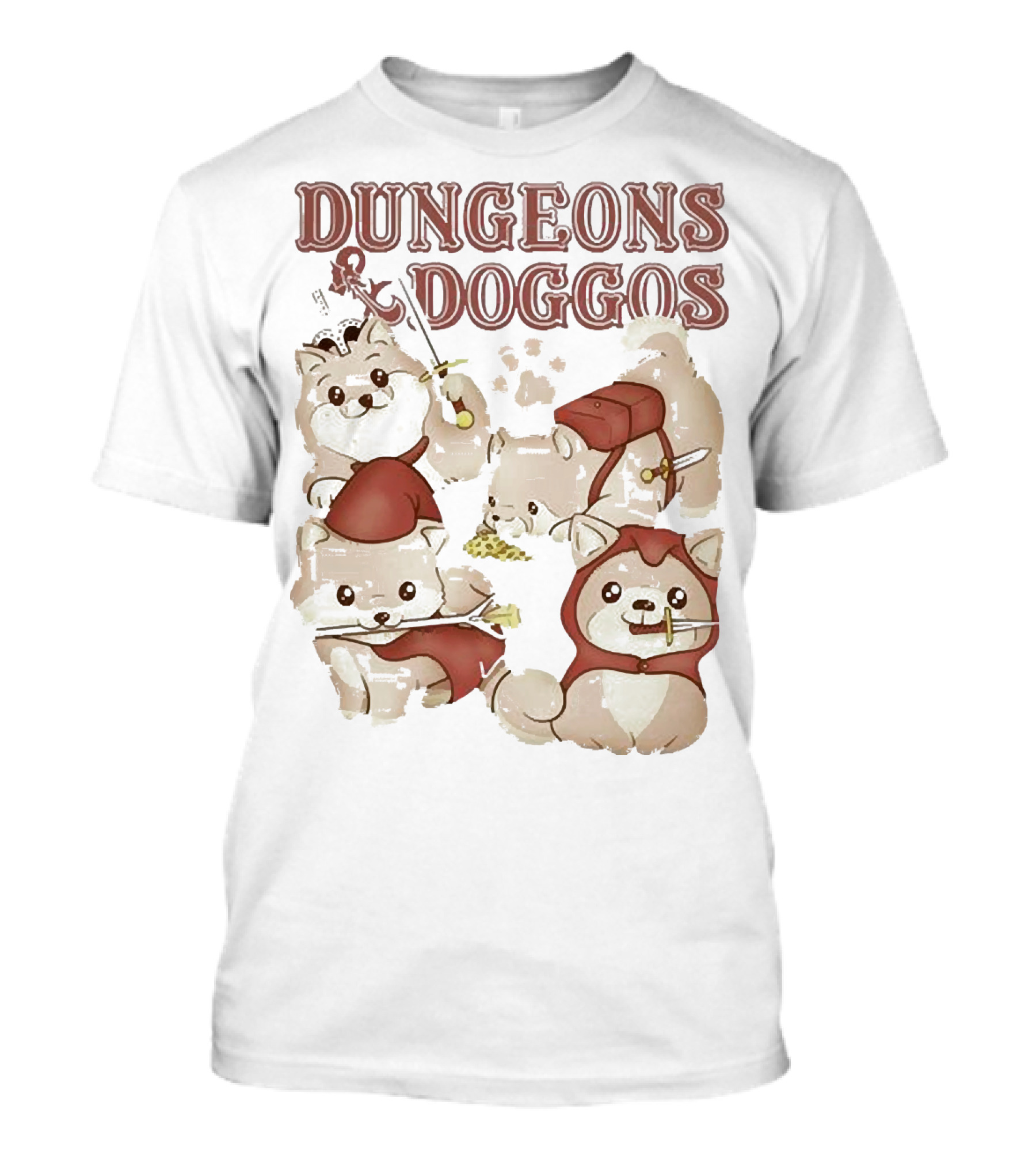 Dungeons And Doggos Adventure Pups T-Shirt