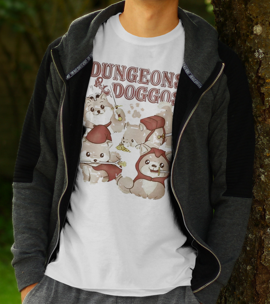 Dungeons And Doggos Adventure Pups T-Shirt