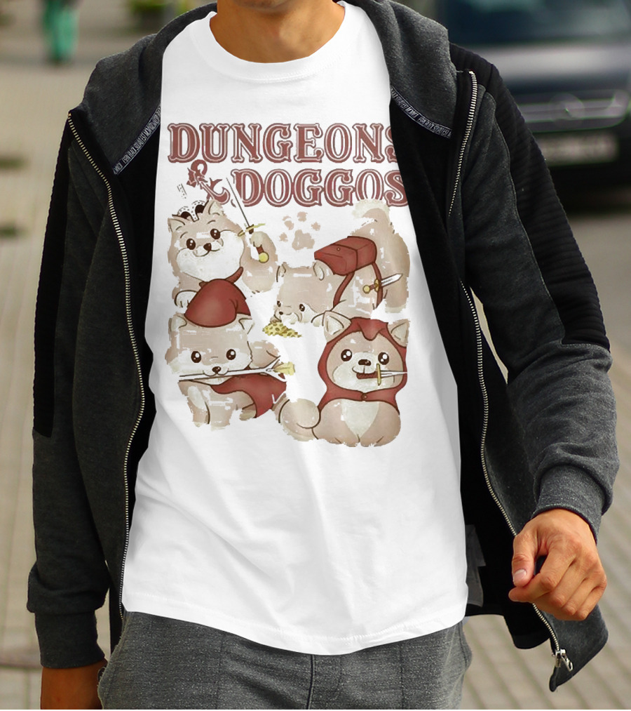 Dungeons And Doggos Adventure Pups T-Shirt