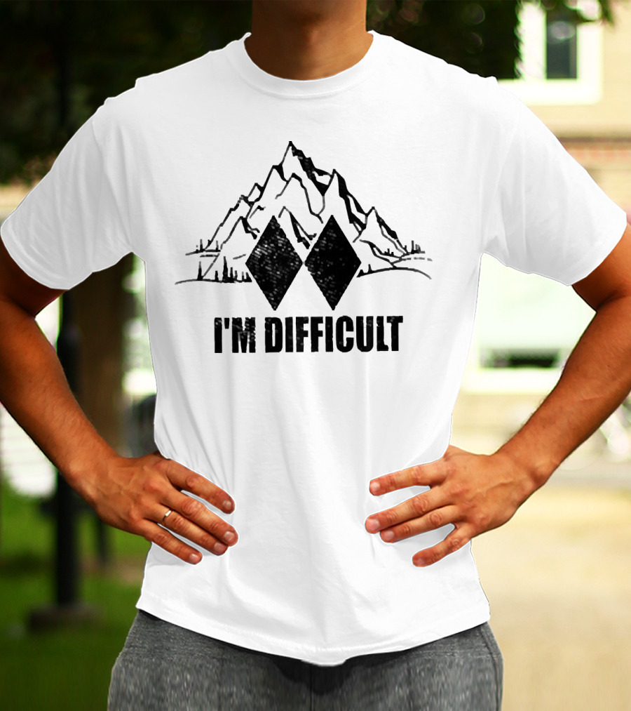 Mountain Double Black Diamond I’m Difficult T-Shirt