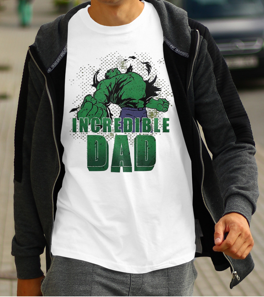 Marvel Hulk Father's Day Incredible Dad Hero T-Shirt