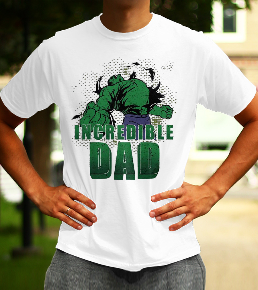 Marvel Hulk Father's Day Incredible Dad Hero T-Shirt