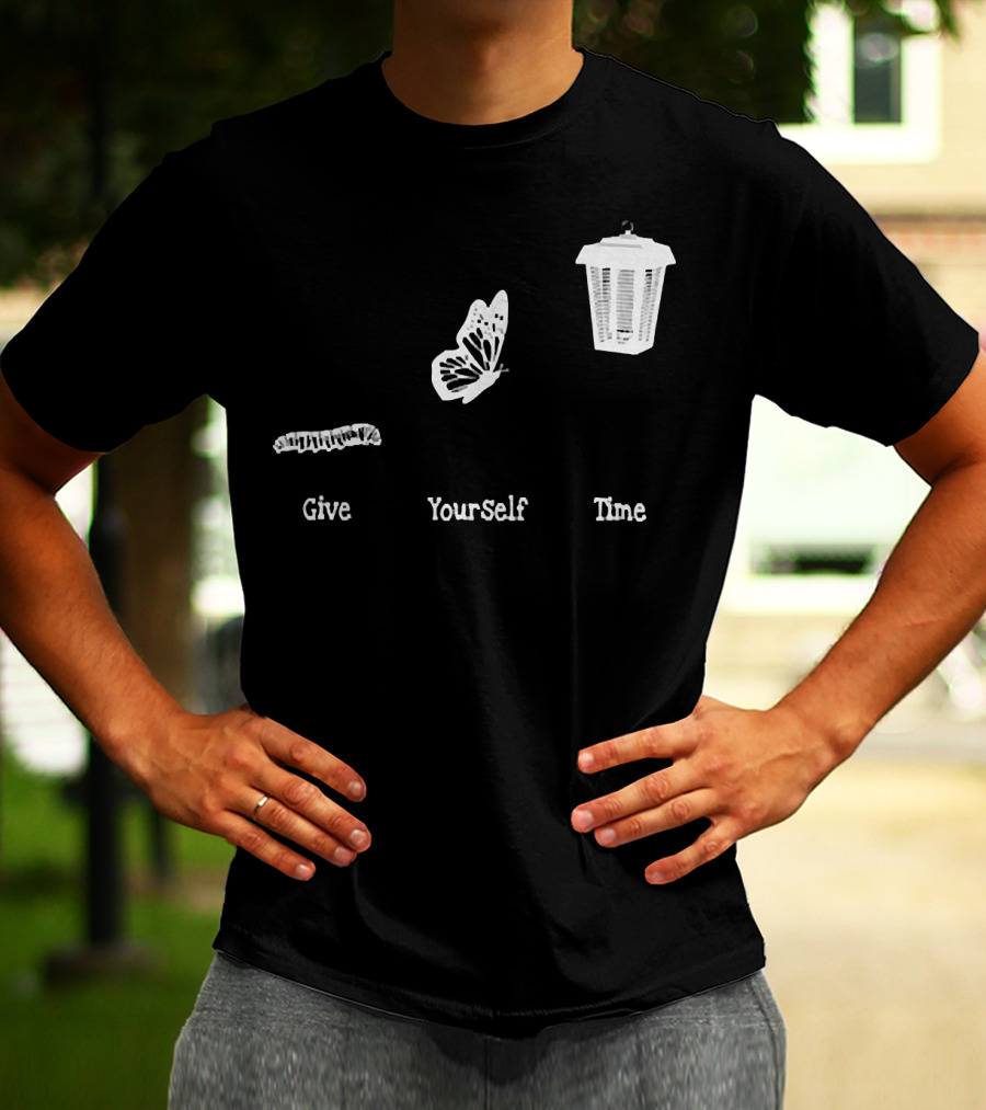 Give Yourself Time Bug Butterfly Lantern T-Shirt