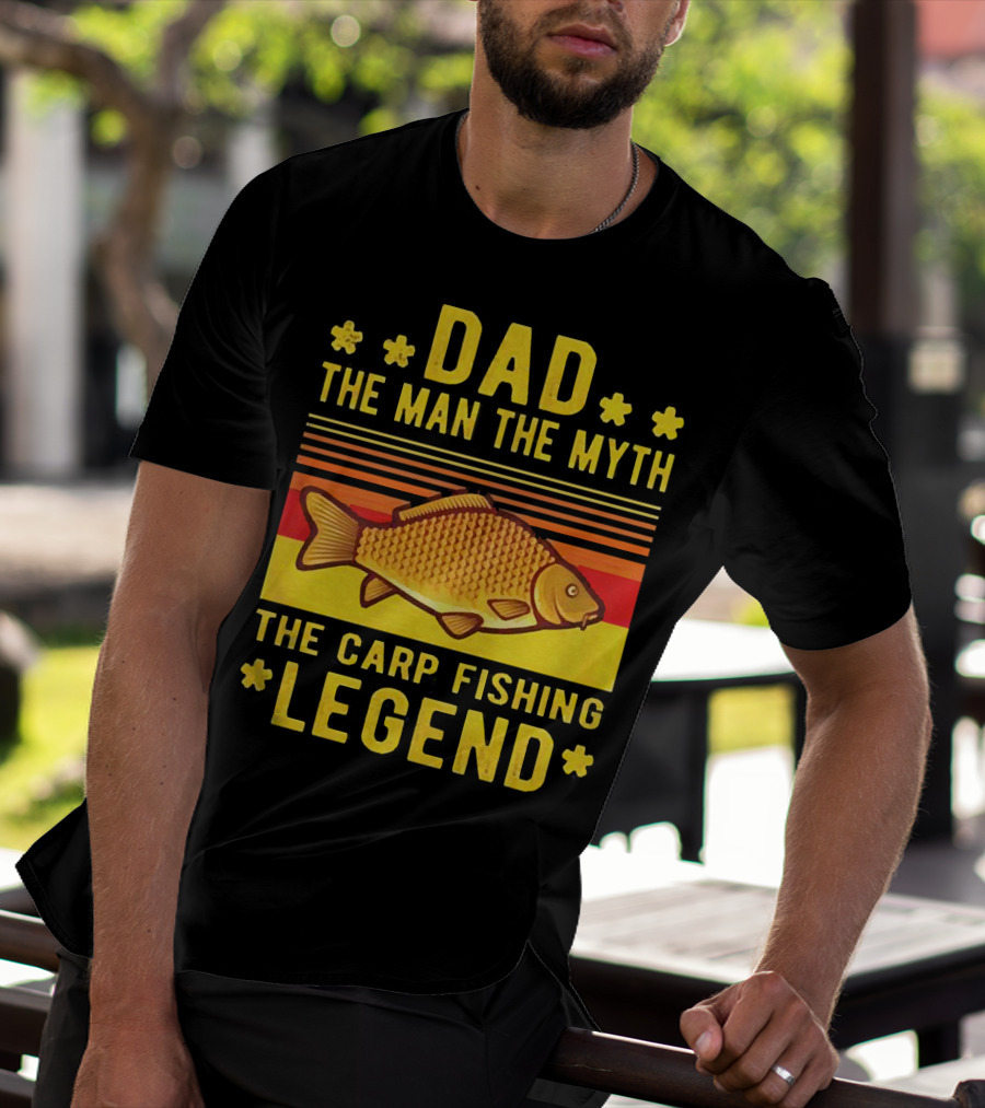 Dad The Man The Myth The Carp Fishing Legend Classic T-Shirt