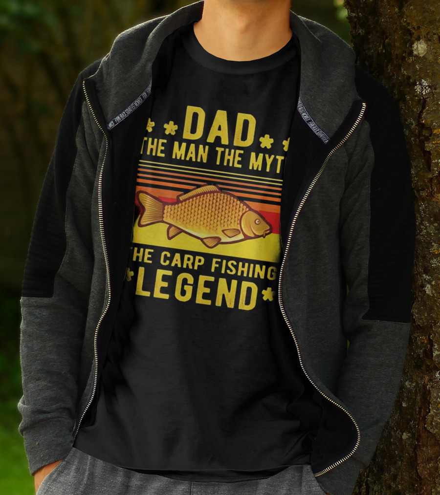 Dad The Man The Myth The Carp Fishing Legend Classic T-Shirt