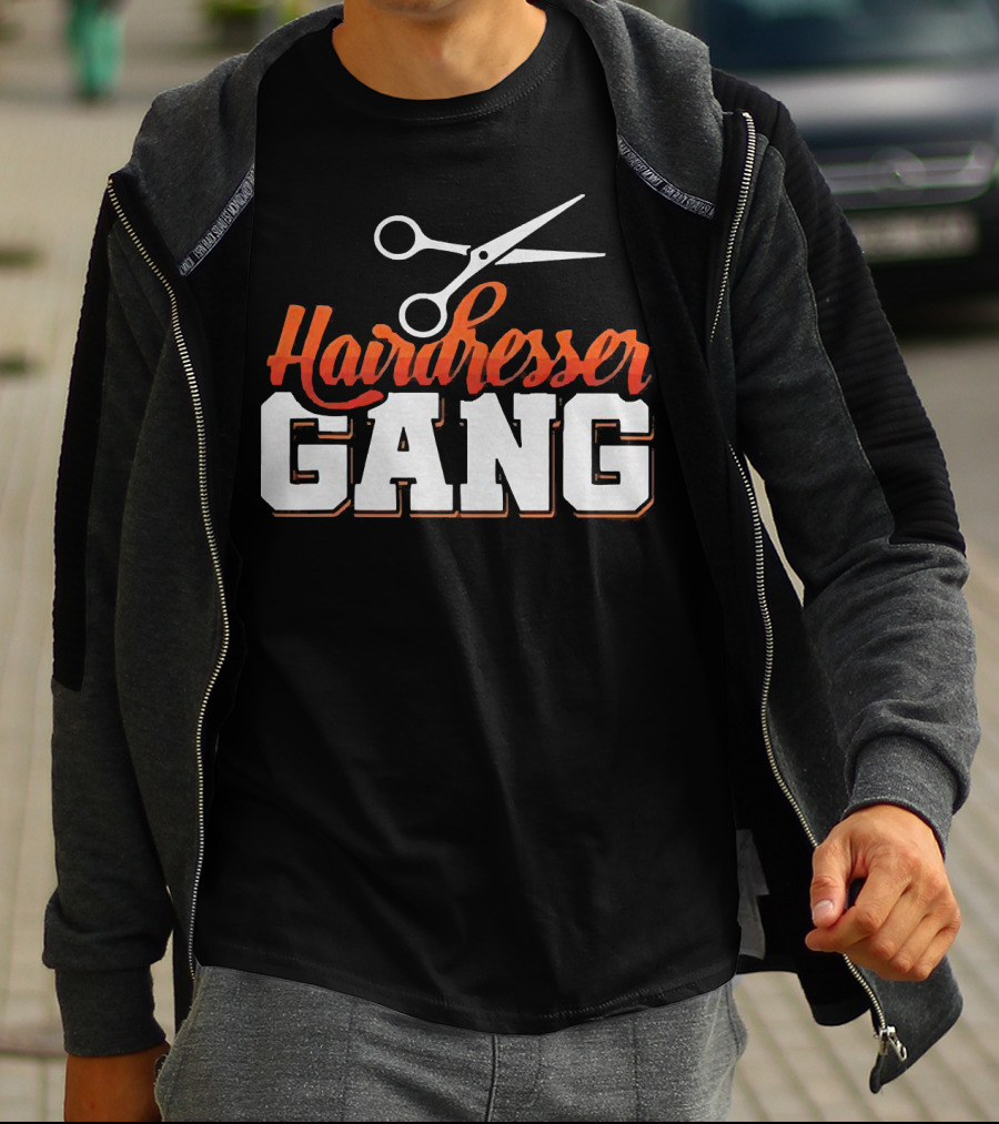 Hairdresser Gang Scissors T-Shirt