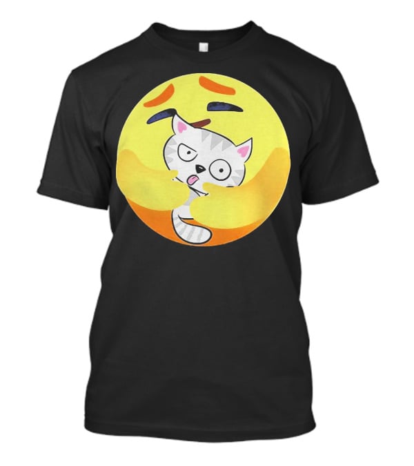 Icon Care Emoji Embrace Cat T-Shirt