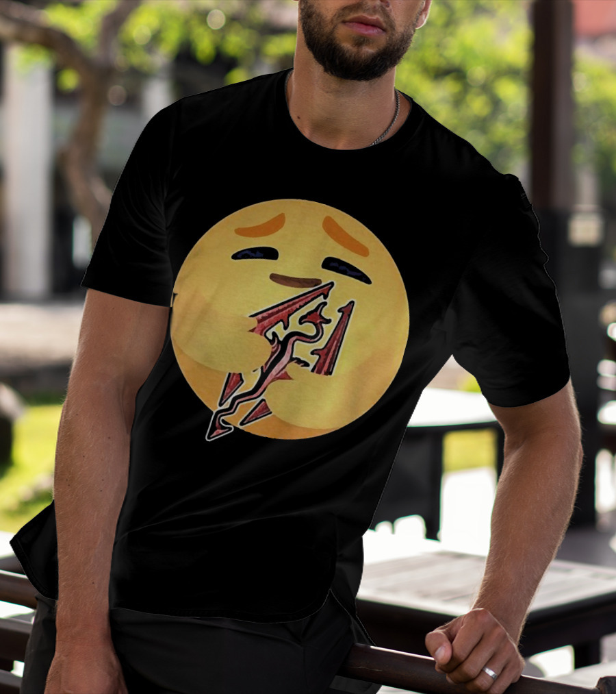 Happy Emoji Hugging Skyrim T-Shirt