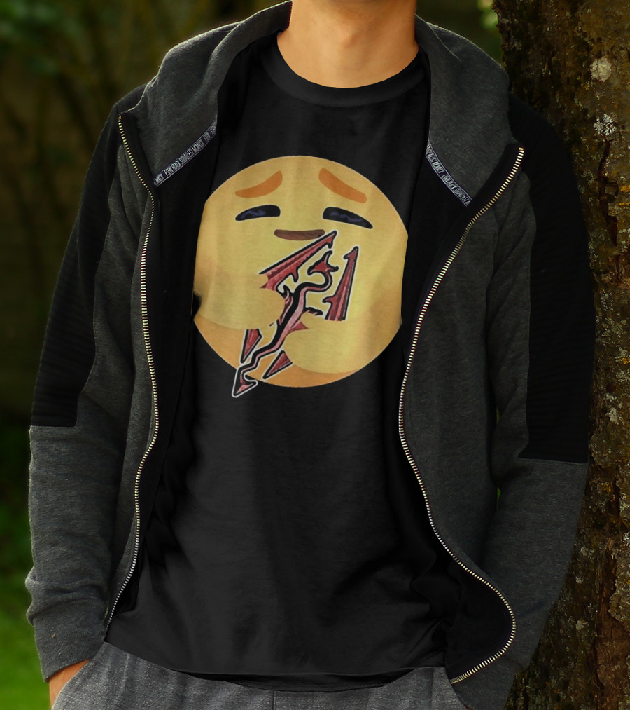 Happy Emoji Hugging Skyrim T-Shirt