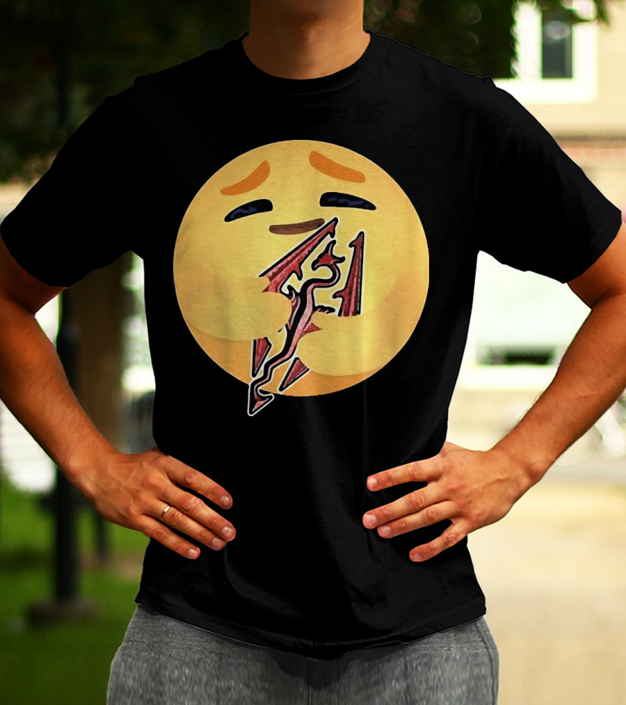 Happy Emoji Hugging Skyrim T-Shirt