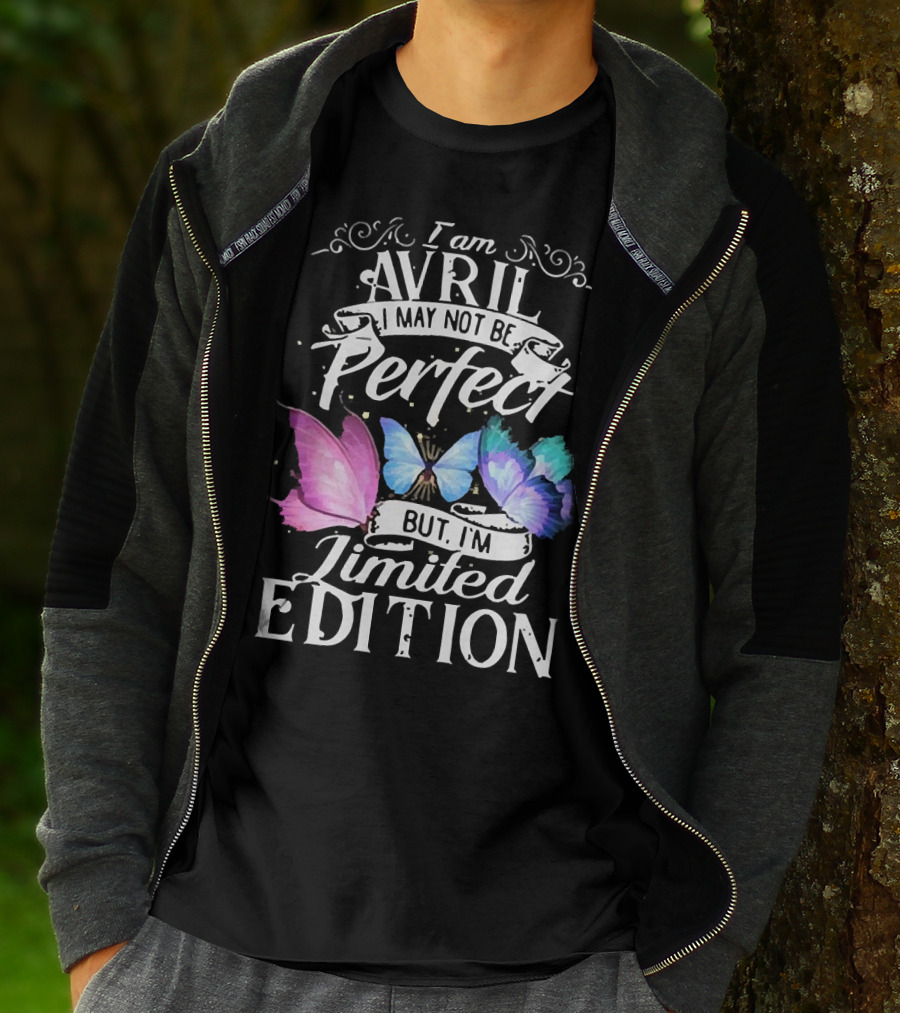 I Am Avril I May Not Be Perfect But I'm Butterfly T-Shirt