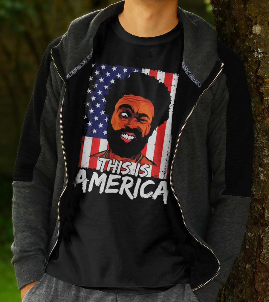 This Is America USA Flag Childish Gambino T-Shirt