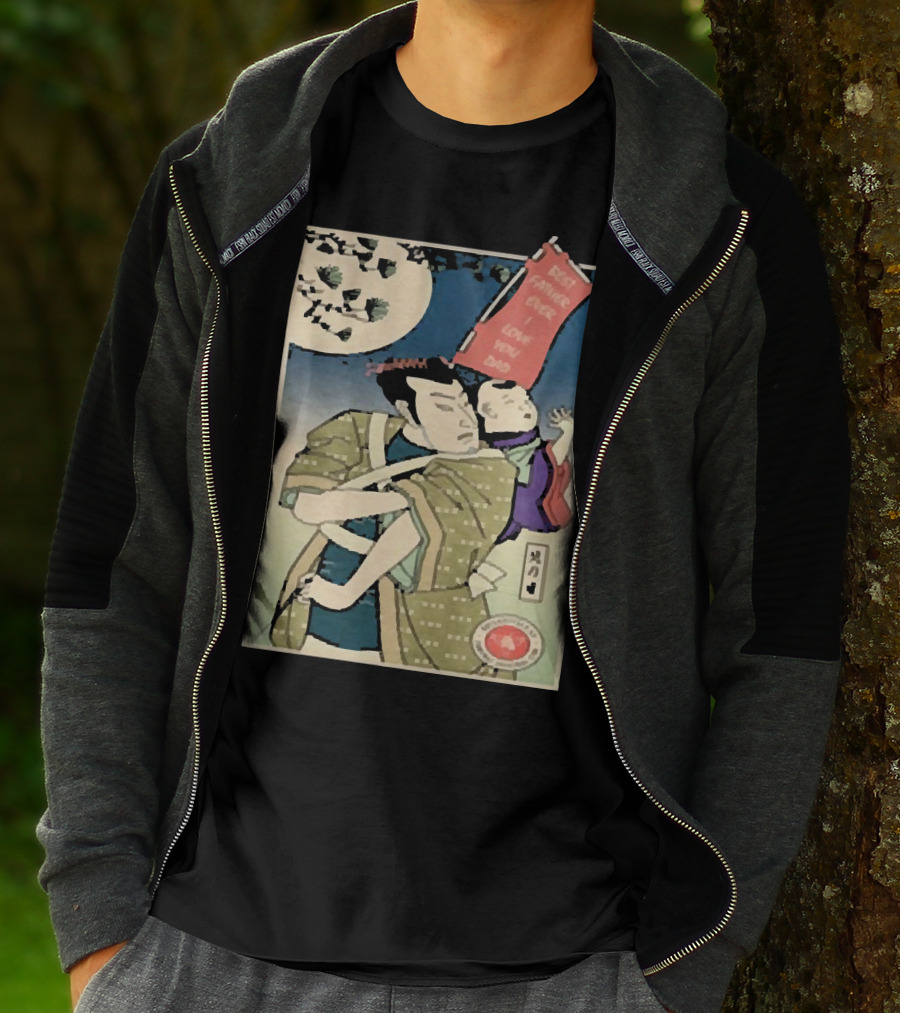 Best Father Ever Samurai I Love You Dad T-Shirt