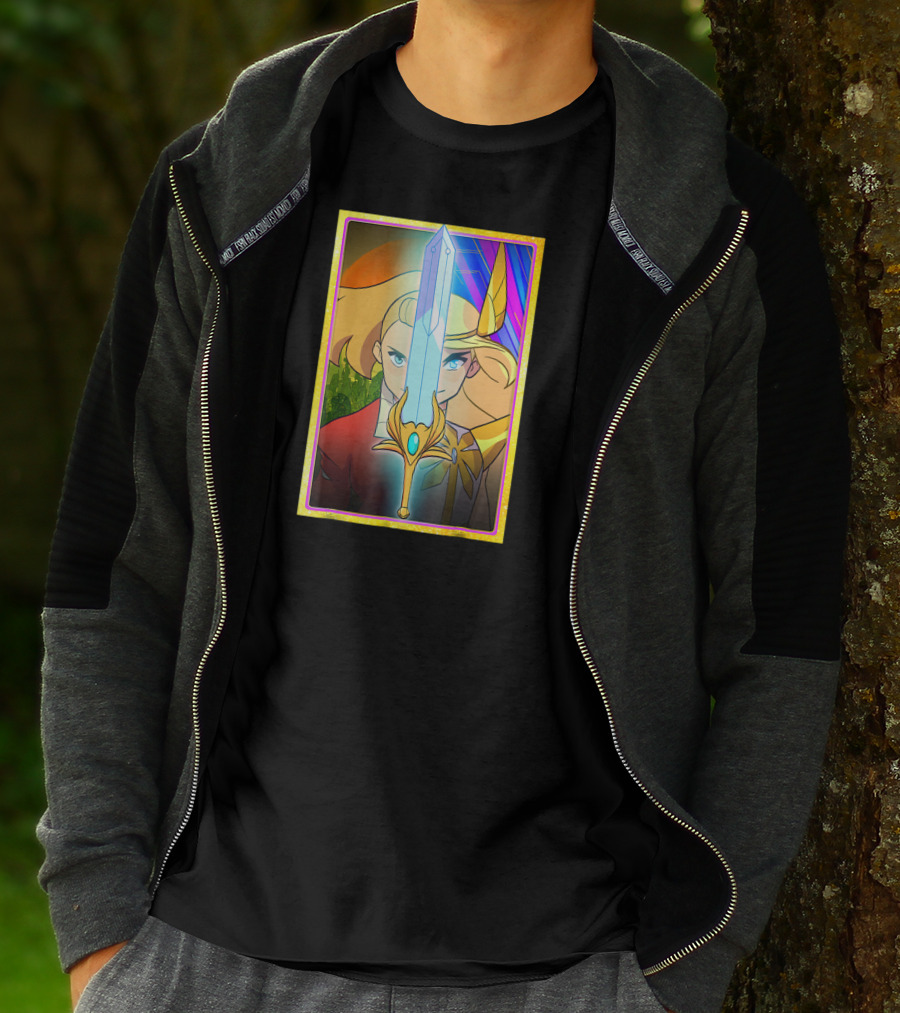 DreamWorks She Ra Adora Split Sword Transformation T-Shirt