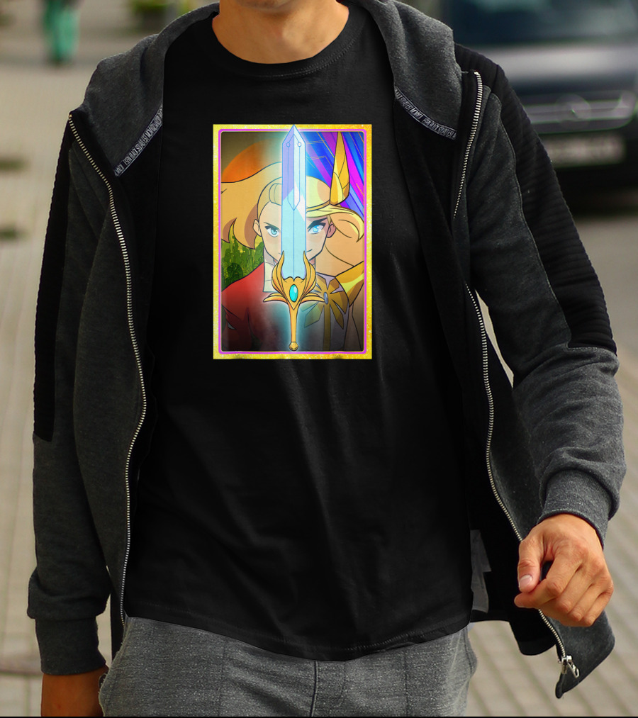DreamWorks She Ra Adora Split Sword Transformation T-Shirt