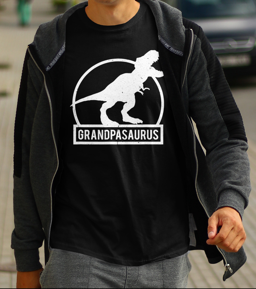 Grandpasaurus Dinosaur Grandpa T-Shirt