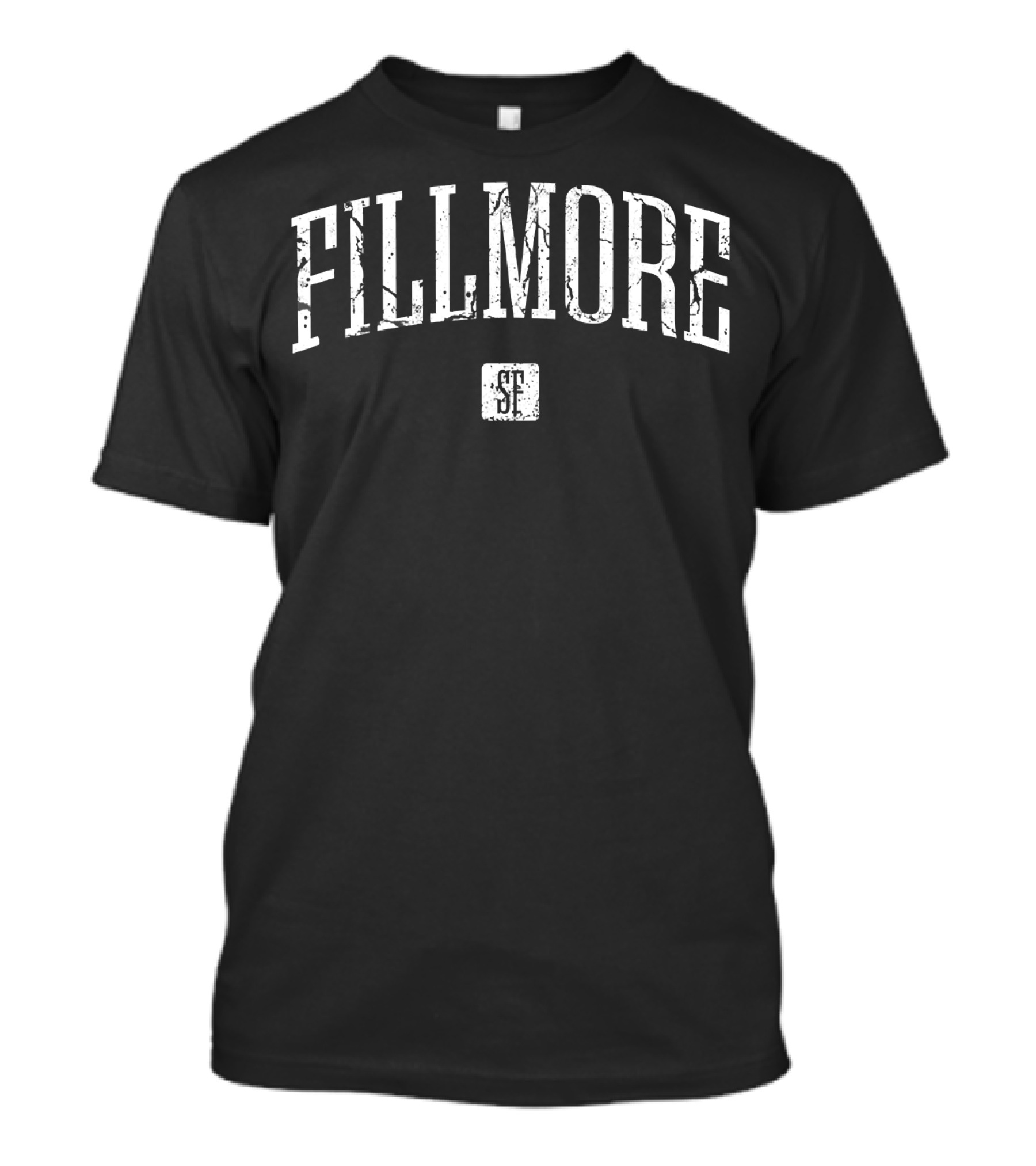 Fillmore SF San Francisco Distressed Arch T-Shirt