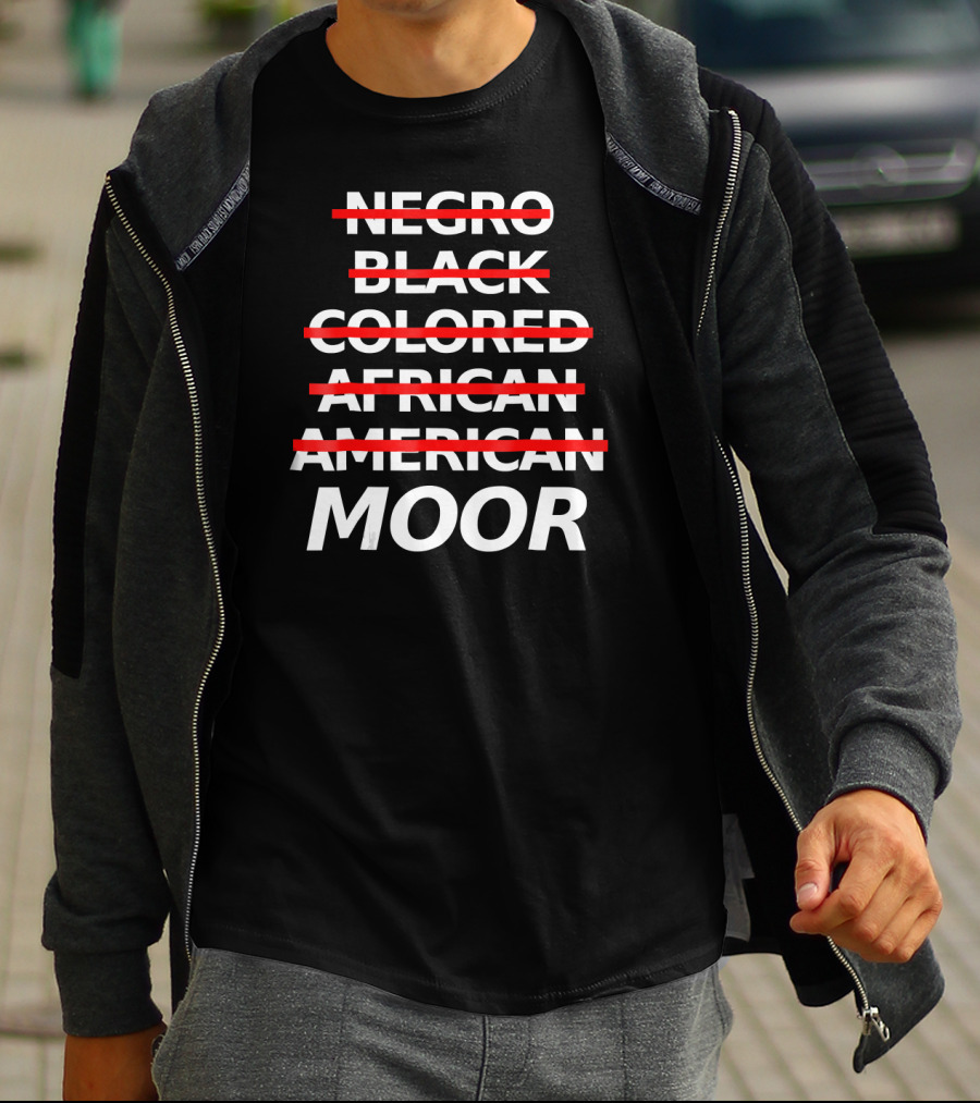 Moorish American Negro Black Colored African American Moor T-Shirt