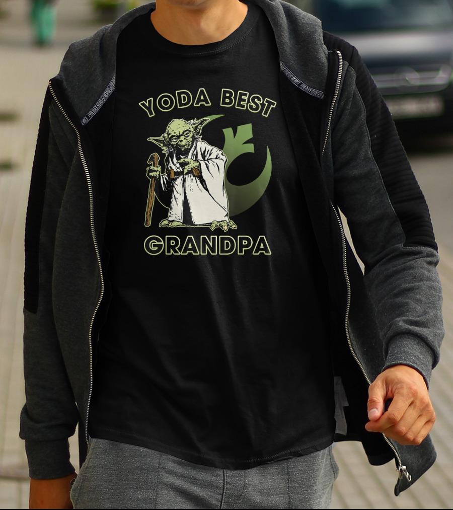 Star Wars Yoda Best Grandpa Rebel Alliance T-Shirt