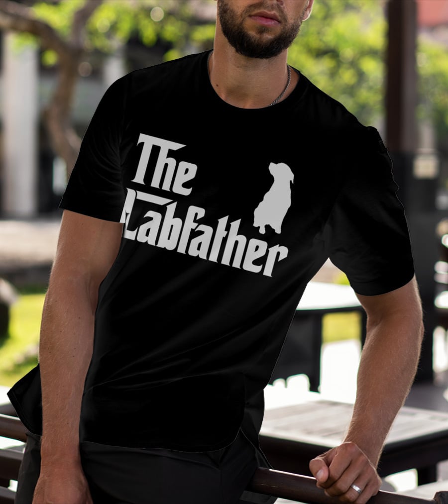 The Labfather Funny Labrador Dad Iconic T-Shirt