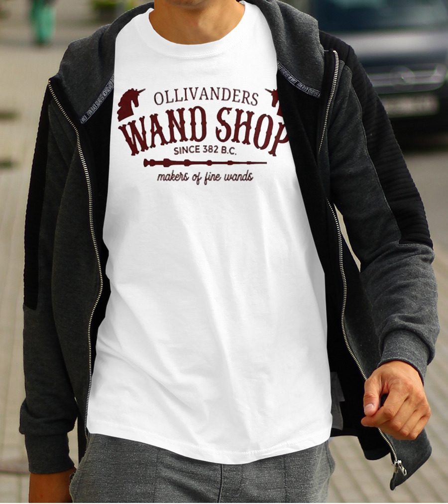 Ollivanders Wand Shop Since 382 B.C. Makers Of Fine Wands T-Shirt