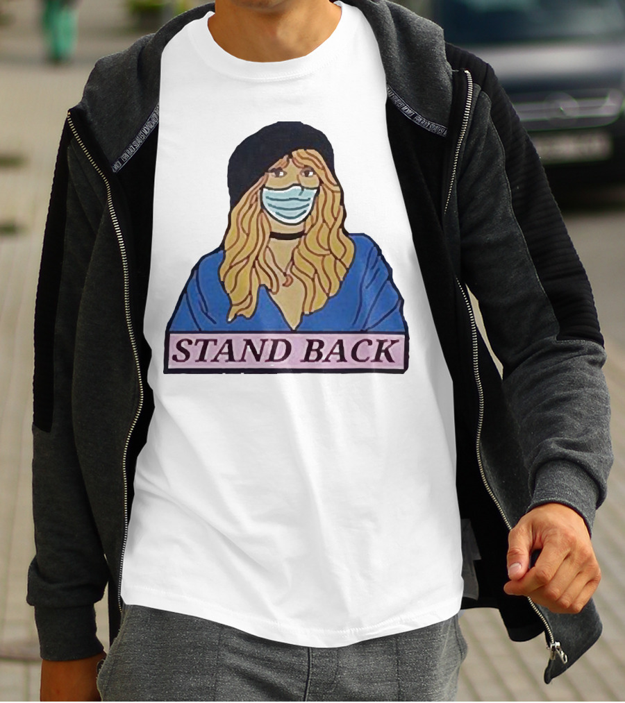 Stevie Nicks Stand Back Masked T-Shirt