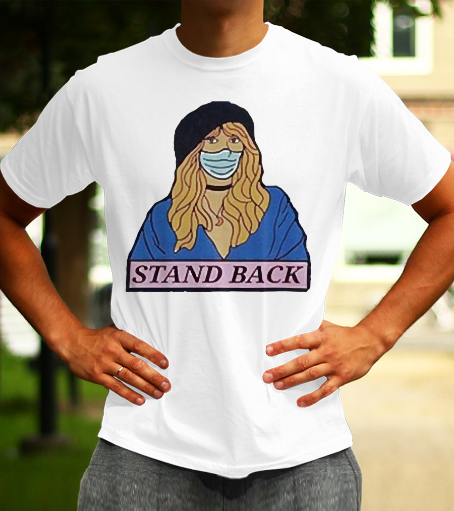 Stevie Nicks Stand Back Masked T-Shirt