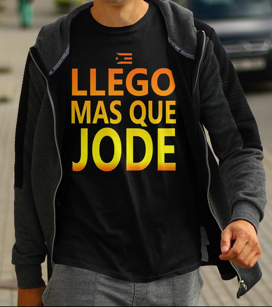 Llego Mas Que Jode Puerto Rican Flag T-Shirt