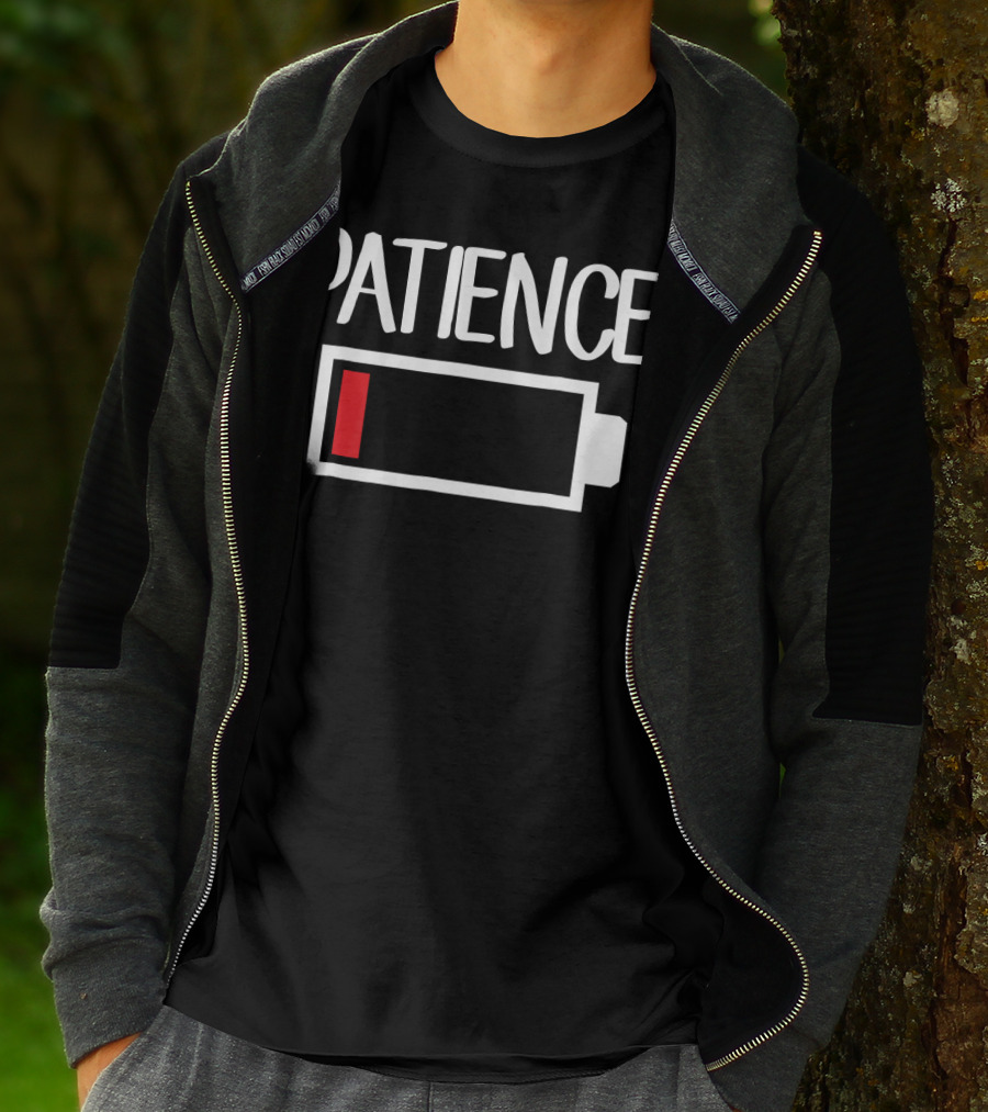 Patience Low Battery Icon Low Patience T-Shirt