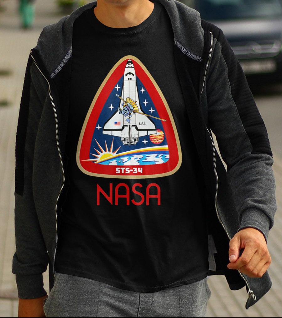 NASA STS-34 Space Shuttle Mission Patch T-Shirt