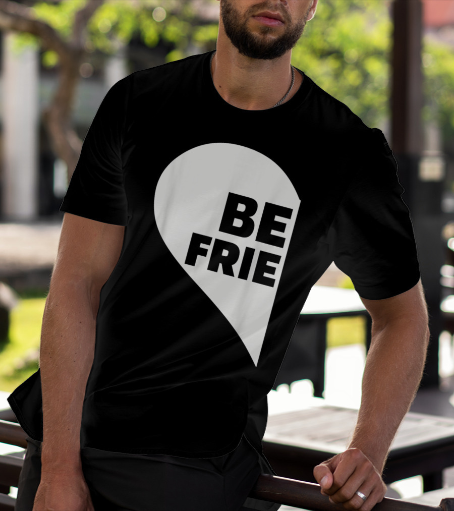 BE FRIE Best Friends Half Left Heart T-Shirt